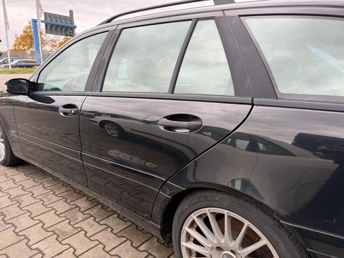 Mercedes C Klasse W203 original Tür hinten links 040 schwarz Rohbau Kombi BJ04